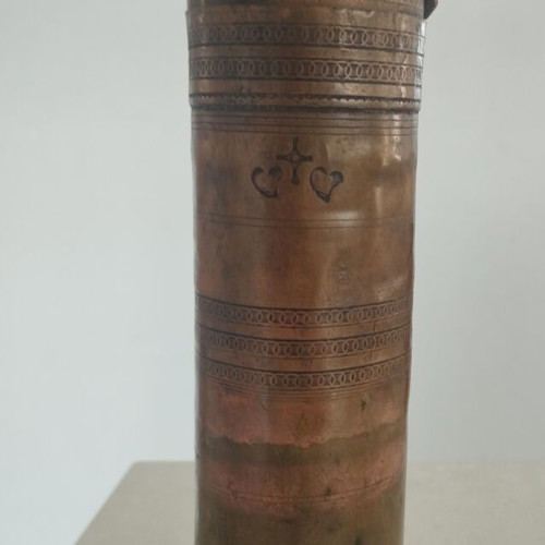 Authentic Ottoman Traditional Copper Coffee Grinder