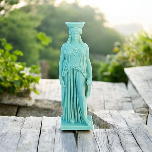 Aromatic Ancient Greek Caryatid Candle new, pistachio scent