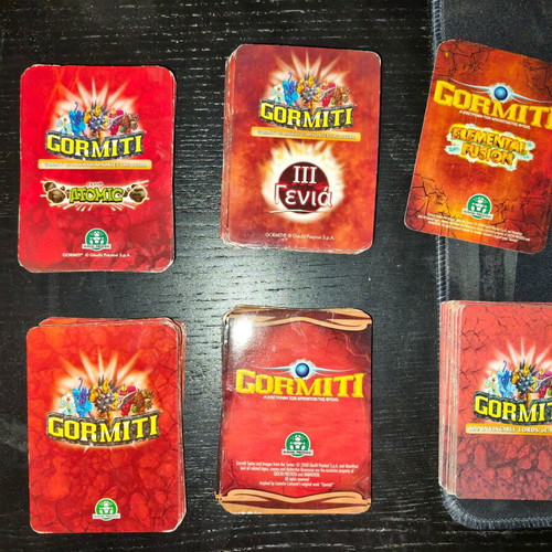 Gormiti collectible cards like new, various generations