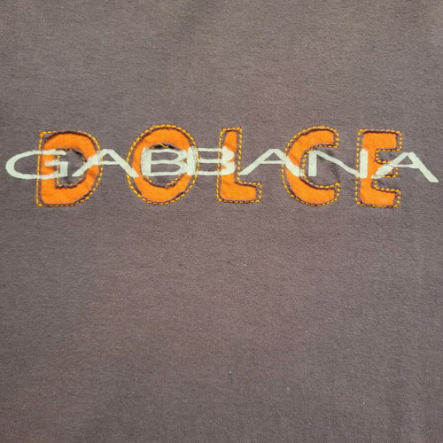 Dolce & Gabbana T-shirt brown XL like new with double fabric