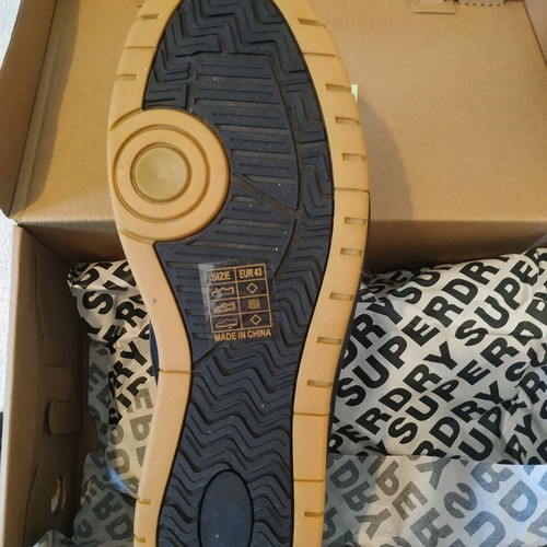 Superdry men's casual shoes size 43 new black