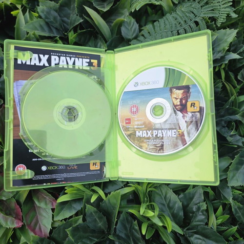 Max Payne 3 Xbox 360 game used, good condition