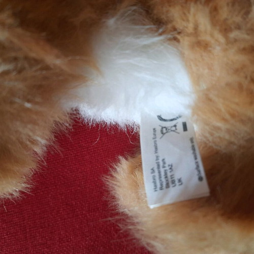 Vintage plush puppy toy, like new, non-functional