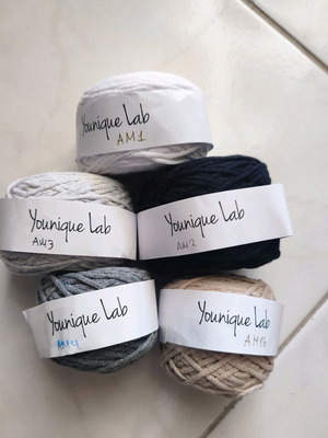 Younique Lab macrame yarns new, cotton