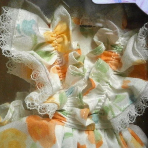 Bibi-bo Floral Dress el Greco vintage 80s new with box