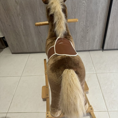 Rocking horse with sounds like new