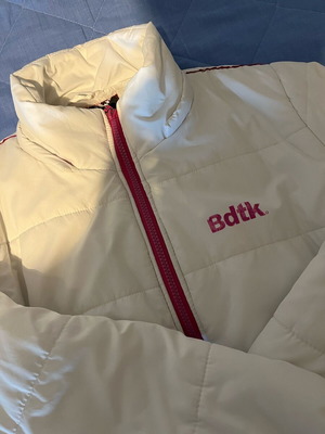 BDTK Girls' Jacket like new, white and pink, size M