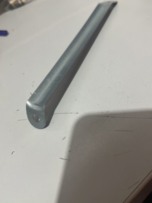 Metal support bracket arm