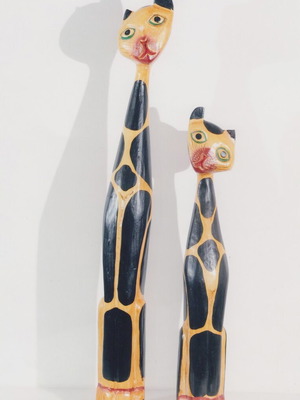 Two decorative handmade artworks like new from Paris