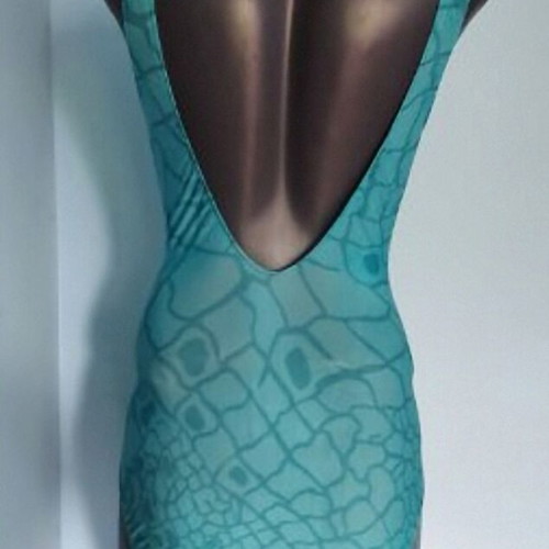 Swimsuit and pareo set like new, sizes XL to 2XL