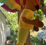 Plush hanging reggae doll like new