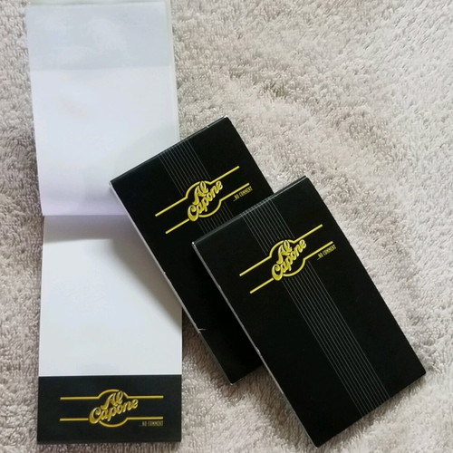 Al Capone notepads new, set of 3 pieces