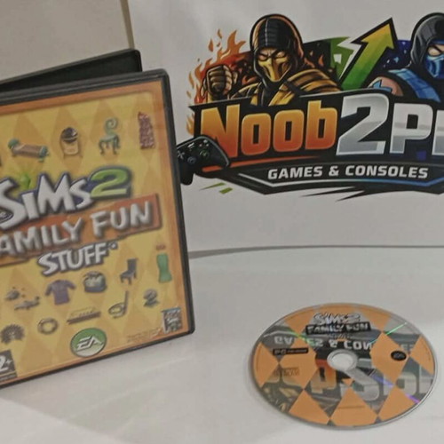 The Sims 2 Family Fun Stuff PC CD-ROM used expansion pack