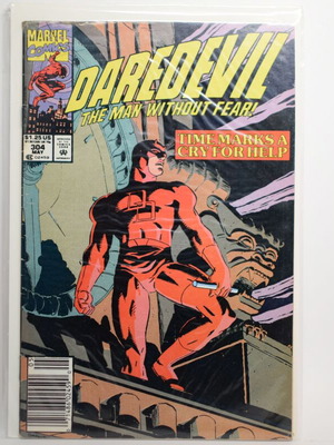 Daredevil #304 Marvel Comics used, The Man Without Fear