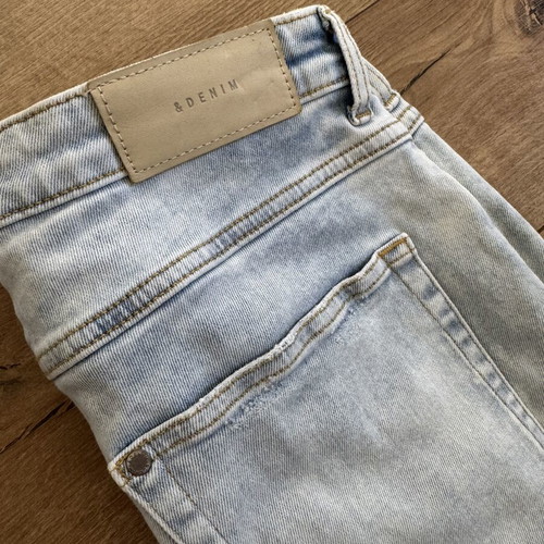 Men's ripped denim jeans light blue, like new