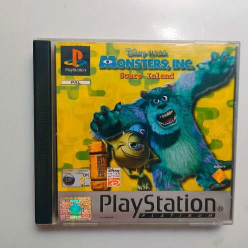 Monsters Inc PS1 game used, fully functional