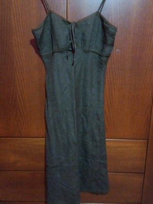Paranoia dress below the knee brown like new, medium size