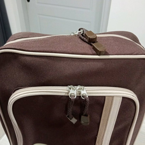 Crossbody bag brown new durable material for daily use