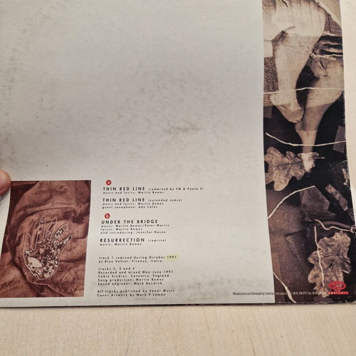 Attrition Thin Red Line 12" Maxi Single used, 1991 Contempo Records