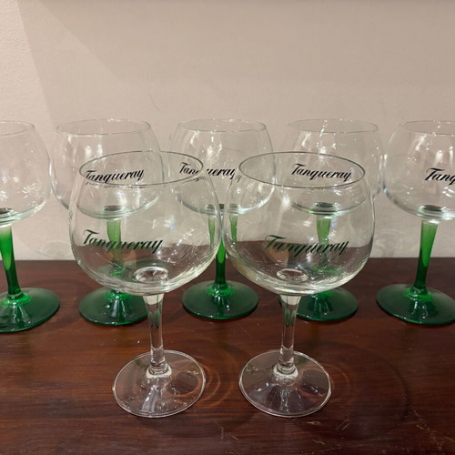 Gin Tanqueray Glasses like new, set of 7