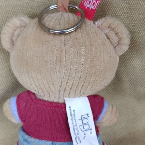 Gosh teddy bear keychain used, colorful, 10 cm plush toy