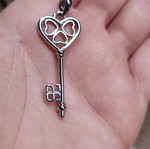Key-shaped pendant new