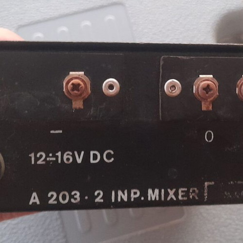 PAL A-203 Car Microphone Amplifier used, 12V