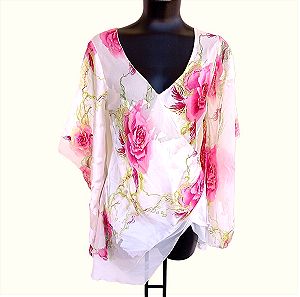 Γυναικεία floral μπλούζα (XL)