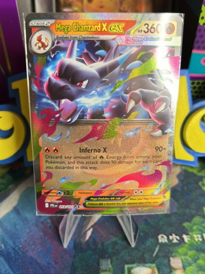 Mega Charizard X EX PFL Pokemon card mint condition