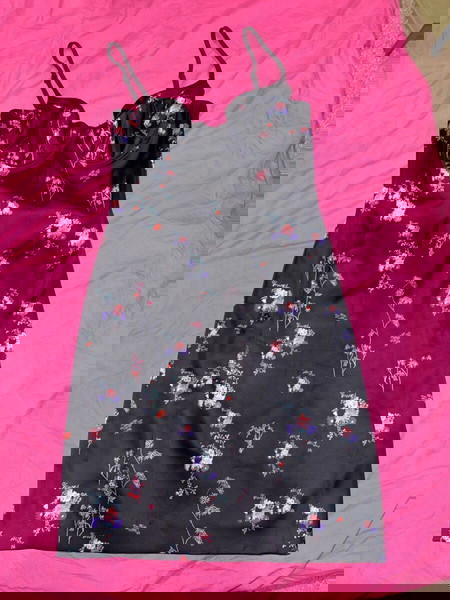 Mini dress με λουλούδια