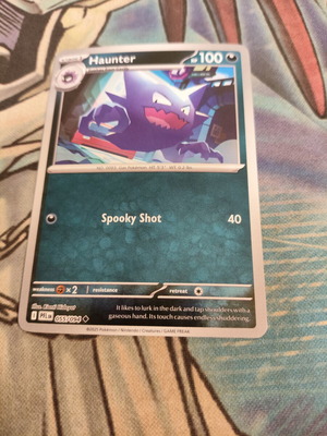 Haunter 055/094 Reverse Holo Pokemon Card like new