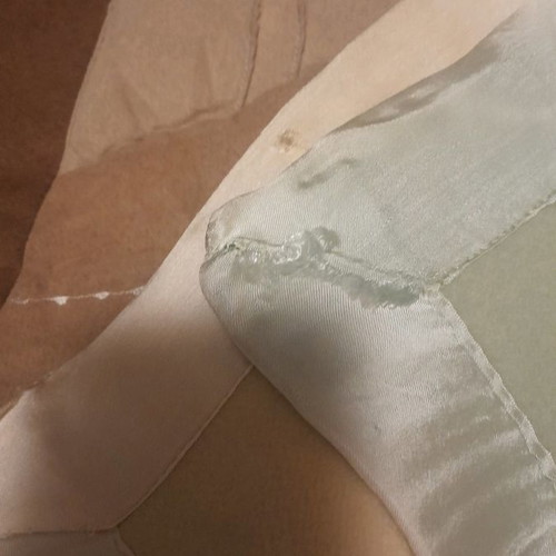 Bayer blanket used thin warm 1.5×2.00 green-cream