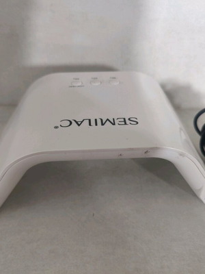 Semilac nail lamp like new, white