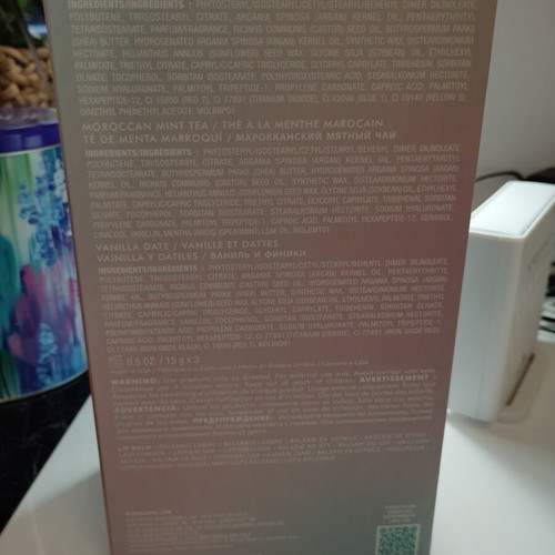 Moroccanoil lip balm collector's edition, set of three, new