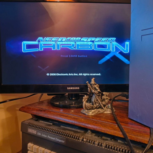 Sony PlayStation 2 Aqua Blue SCPH-50004 PAL console used, collectible edition