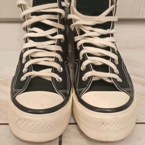 Converse Chuck 70 Plus Seasonal Flatforms boots like new, black/egret