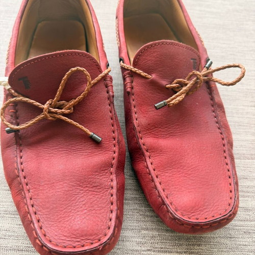 Tod’s loafer used, red, size 43