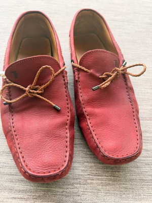 Tod’s loafer used, red, size 43