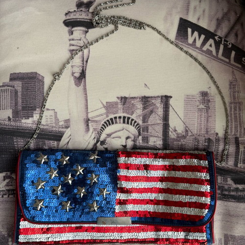 Sequin crossbody bag used