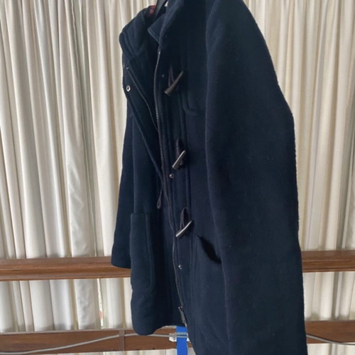 Stradivarius women's navy blue winter coat size M used