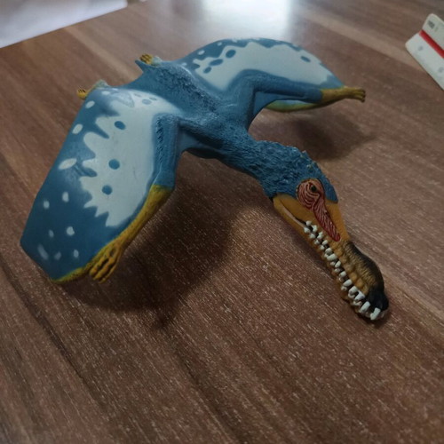 Anhanguera Prerosaur Pterosaur figure 16cm like new with mouth movement