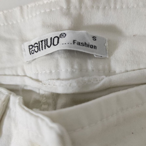 Positivo women's cotton shorts S white like new