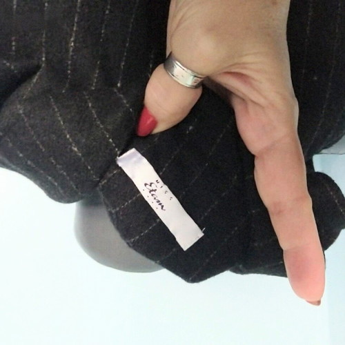 Elegant wool vest Miss Etam like new, black and white
