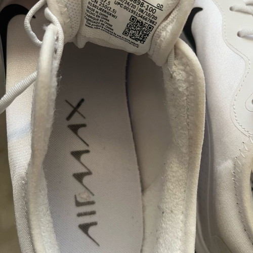 Nike sneakers new, sports style, white, size 39