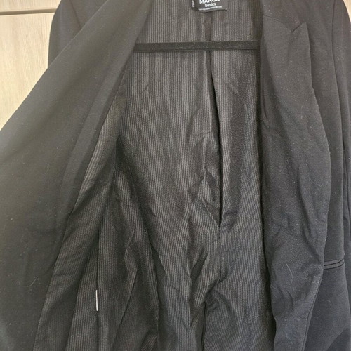Mango black jacket like new, size XS, soft fabric