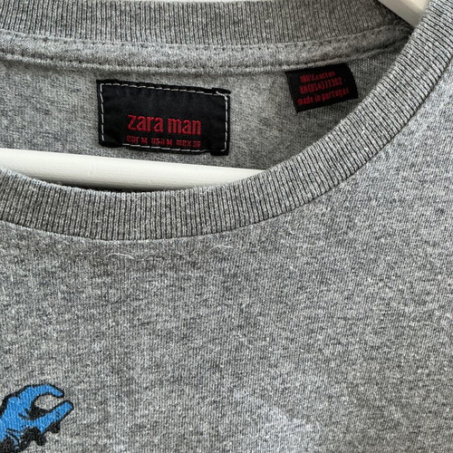 Mr Fantastic vintage long sleeve t-shirt Zara medium gray like new