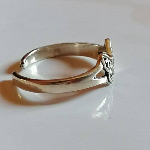 925 Silver Butterfly Toe Ring new