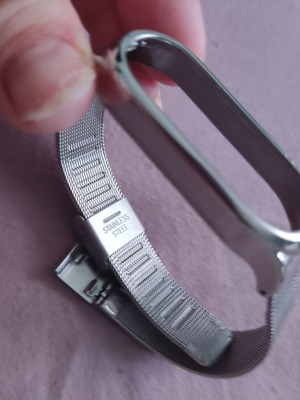 Stainless Steel Strap for Mi Band 5/6 like new
