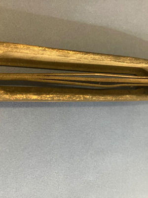 Antique weaving shuttle used