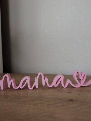 Romantic mama decorative piece in soft pink color new